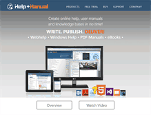 Tablet Screenshot of helpandmanual.com